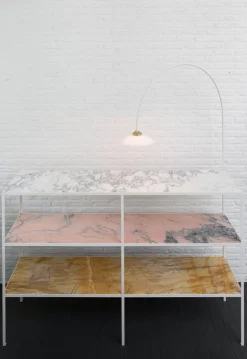 Marble Rack + Lamp